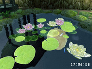 3D Pond screensaver screenshot